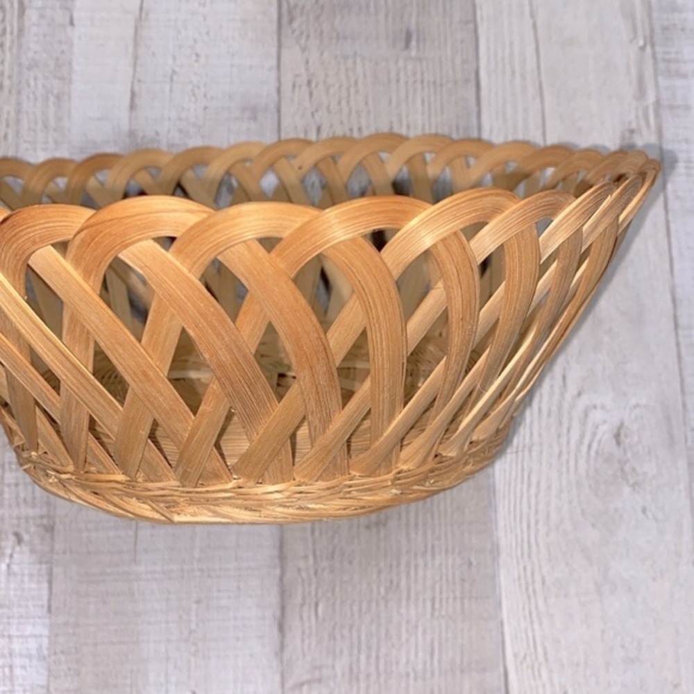 VINTAGE straw wicker basket decor - Picture 4 of 6